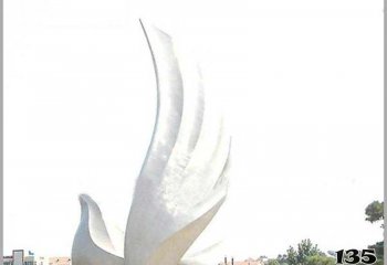 鴿子雕塑-公園廣場創意不銹鋼創意鴿子雕塑